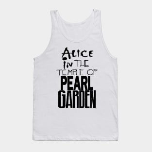 Alice in The Temple Of Pearl Garden Black Tank Top